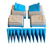 Wedgek LR5 Professional 2 Sets of Angle Guides, Every Degree from 10 to 44 Degrees for Both Ends of Sharpening Stone, Large Size