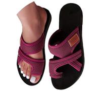 Wedges Sandal For Women Wide Fit Orthopedic Sandals for Women,Corrector Shoes Platform Soft Sole with Toe Arch Support Casual Split Toe Dressy Summer Beach Walking Sandal