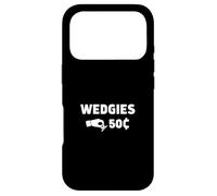 Wedgies 50 Cents Funny Insert Coins Design Case for iPhone 17 Pro