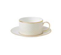 Wedgwood Arris teacup with saucer white
