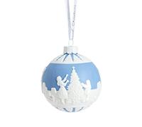Wedgwood Christmas Dressing The Tree Bauble Ornament, 3.2"