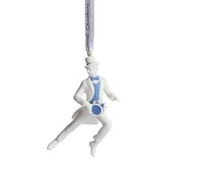 Wedgwood Christmas Ten Lords a Leaping Ornament, 4.2"