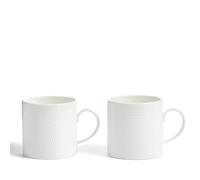 Wedgwood Gio Textured Bone-china Mug Set-of-two 300ml