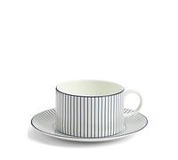 Wedgwood Gio Pinstripe Teacup and Saucer Blue Mix