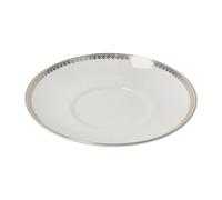 Wedgwood Vera Wang Lace Gold saucer to coffee cup white