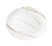 Wedgwood Vera Wang Venato Imperial 40024340 35cm Oval Platter, Fine Bone China, Whit/Beige