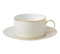 Wedgwood Wedgwood Gio Gold China Teacup and Saucer Set