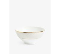 Wedgwood Wedgwood Gio Gold Geometric-Pattern Bone-China Rice Bowl 12.5cm