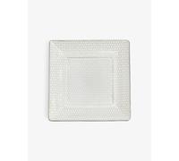 Wedgwood Wedgwood Gio Gold Platinum Square Bone-China Tray 14.9cm