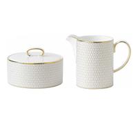 Wedgwood Wedgwood Gio Gold Sugar Bowl and Cream Jug Set Of Two