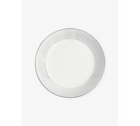 Wedgwood Wedgwood Gio Platinum Geometric-Pattern Bone-China Deep Plate 22cm