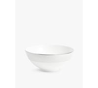 Wedgwood Wedgwood Gio Platinum Geometric-Pattern Bone-China Soup Noodle Bowl 20cm