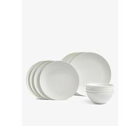 Wedgwood Wedgwood Gio Textured Bone-China 12-Piece Dinnerware Set