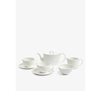 Wedgwood Wedgwood Gio Textured Bone China 7-Piece Tea Set
