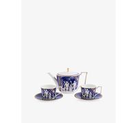 Wedgwood Wedgwood Renaissance Gold Patterned Bone-China Teapot, Teacup and Saucer Set