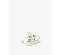 Wedgwood Wedgwood Wild Strawberry Bone China Coffee Cup and Saucer Set