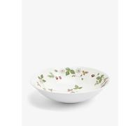 Wedgwood Wedgwood Wild Strawberry Floral-Pattern Bone-China Coupe Bowl 20cm