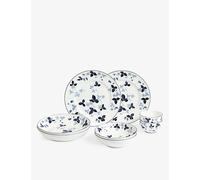 Wedgwood Wedgwood Wild Strawberry Inky Blue 8-Piece Bone-China Dinnerware Set