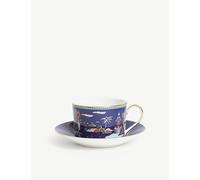 Wedgwood Wedgwood Wonderlust Blue Pagoda Teacup and Saucer