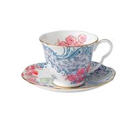Wedgwood White, Blue and Pink Butterfly Bloom Cup Saucer
