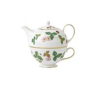 Wedgwood Wild Strawberry teapot with cup multi