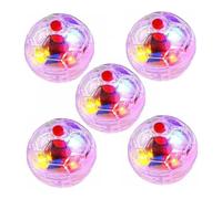 Wedhapy 5 PCS Light up Cat Balls with LED Motion Activated Ghost Hunting Interactive Toys for Cats and Dogs