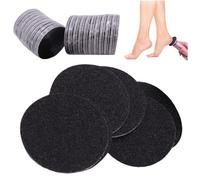 Wedhapy 60Pcs Foot Filer Replaceable Sandpaper 1.65 Inch Refill Sandpaper Discs for Electric Foot Callus Remover Professional Sander Discs for Feet Dry Dead Skin