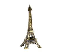 Wedhapy Artificial Eiffel Tower Eiffel Tower Statue Metal Mini Decorative Paris Figurine Table Decoration 10cm