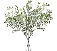 Wedhapy Birch Tree Branches Decorative Twigs Artificial Branches Branches for Decoration 3PCS 43.3 Inch Realistic Faux Greenery Stems Bendable and Flexible Artificial Birch Branches for Vase Filler