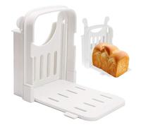 Wedhapy Bread Slicer Bread Slicer Foldable Bread Slicers for Homemade Bread Slicer Machine Portable Plastic Toast Slicer