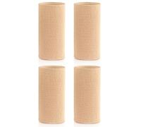 Wedhapy Bunga Pads for Figure Skaters Ankle Sleeve Ankle Protector 4PCS Moisturizing Gel Ankle Protector Breathable Cuttable Figure Skating Socks High Elastic Ankle Sleeve for Sport Protection