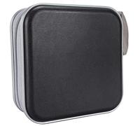 Wedhapy CD Holder CD Case Wallet DVD Binder DVD Organizer Storage Bag Album Hard Plastic 40 Capacity Portable Black CD Holder CD Case CD Wallet DVD Binder