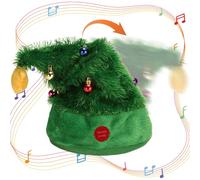 Wedhapy Electric Christmas Hat, Tree Style, Musical Dancing Prop