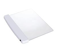 Wedhapy Flat Book Lights for Reading at Night, 6.7x5.7'' Clear LED Book Page Light, Kids Book Light, Wireless Bookmark Light Illuminator Panel Plate Board Book Lovers Gifts