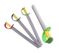 Wedhapy Foam Sword Foam Sword for Kids 4PCS 21in Long Eva Foam Sword Toy Safety Soft Waterproof Cosplay Sword for Kindergarten Performance Props