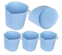 Wedhapy Grow Bags,Grow Bags Planter Bags Plant Grow Bags 5PCS 10 Gallon Plant Grow Bags, Heavy Duty Nonwoven Fabric Garden Bags with Handles for Potato Tomato Vegetables Fruit