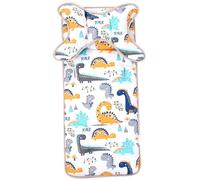 Wedhapy Infant Car Seat Insert Cute Cartoon Dinosaur Stroller Liner for Newborn Breathable Stroller Insert with Pillow for Pushchairs and Buggies