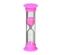 Wedhapy Kids Toothbrush Timer Hourglass Kids Sandglass 2 Minutes Hourglass Rose Red 2 Minutes Hourglass Home Sand Timer Plastic Sandglass Sandy Clock Plastic Sand Timer Home Accessory Kid