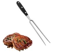 Wedhapy Long Forkmeat Fork Large Meat Fork, Serving Fork 11.81 Inch Stainless Steel Meat Fork with Wooden Handle, Long Carving Fork for Cooking Roast Grilling BBQ