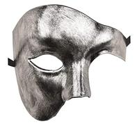 Wedhapy Masquerade Mask for Men Black Masquerade Mask Mens Masquerade Mask Black Mask Masquerade Mask Phantom of the Opera Half Face Mask