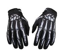 Wedhapy Motorcycle Gloves Touchscreen Non Slip Skeleton Bike Gloves Riding Mittens For Men Women L 1pair Motorcycle Gloves For Men And Women, Full Finger Touchscreen Motorbike Gloves