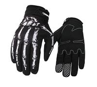 Wedhapy Motorcycle Gloves Touchscreen Non Slip Skeleton Bike Gloves Riding Mittens For Men Women M 1pair Motorcycle Gloves For Men And Women, Full Finger Touchscreen Motorbike Gloves