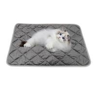 Wedhapy Self Warming Cat Mat Self Heating Cat Pad 16x20 Inch Non-slip Thermal Cat Warming Pad Pet Bed Pad Reflects Body Heat for Under 4kg No Electricity Needed Gray