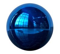 Wedhapy Stainless Steel Gazing Ball Gazing Ball, 10 Inch Shiny Polished Hollow Reflective Stainless Steel for Patio Lawn Yard Ponds Ornament