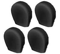 Wedhapy Tire Covers,Spare Tire Cover 4PCS Rainproof Dustproof Anti-Sun Trailer Tire Covers, Foldable Rv Wheel Covers Universal Fits Tire Diameters 22.2-25.9 Inches