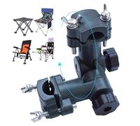 Wedhapy Umbrella Holder for Chair 360-degree Adjustable Umbrella Clamp Universal Plastic Patio Umbrella Holder Portable Fishing Rod Holder for Outdoor Umbrella ClampUmbrella Holder for Chair