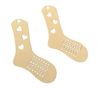 Wedhapy Wooden Sock Blockers Knitting Sock Blockers with Hanger DIY Knitting Modelsock Blockers Adjustable Size Wood Knitted Sock Stretchers Funny DIY Knitting 1pair Love Type