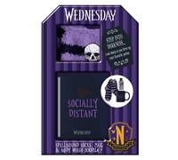 Wednesday Addams Family Spellbound Socks Body Wash 100Ml And Mug In White White