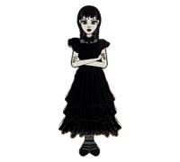 Wednesday: Addams Paper Doll Pin