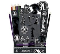 WEDNESDAY ADVENT CALENDAR STATIONERY SET 2026 Advent Calendar Stationery Set, Official Licensed 24-Day Christmas Countdown with Daily Surprise Gifts, Fun Collectible Holiday Stationery for Kids